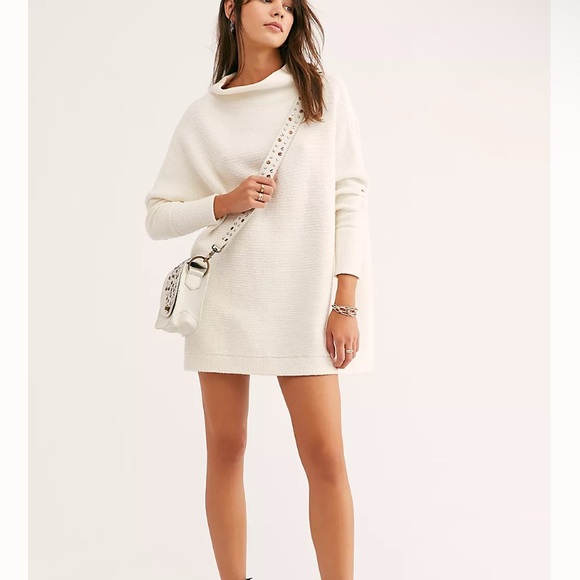 Free People Sweaters - Free People Ottoman Slouchy Tunic white size small